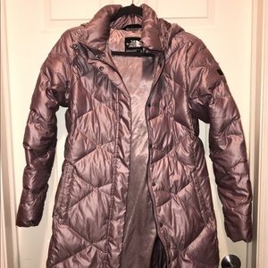 Lilac/purple north face parka